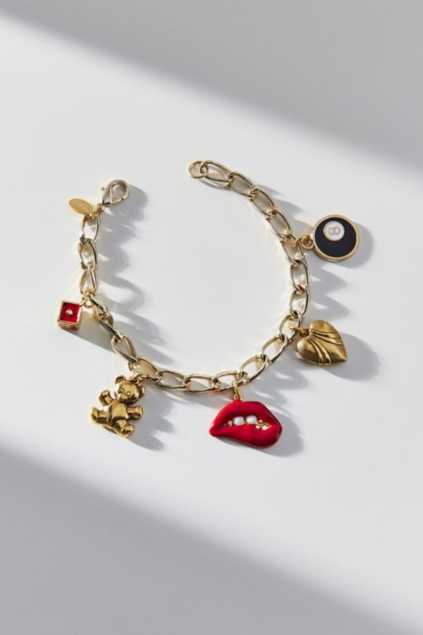 Slide View: 2: Bracelet à Breloques Brooklyn Charm UO Exclusif Vegas