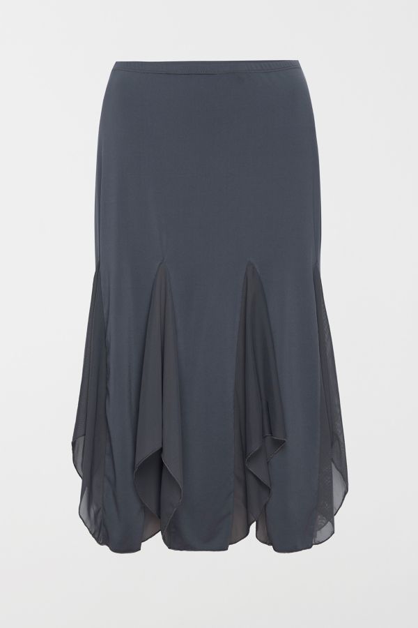 Slide View: 4: Gigi LA Lorelei Flare Midi Skirt