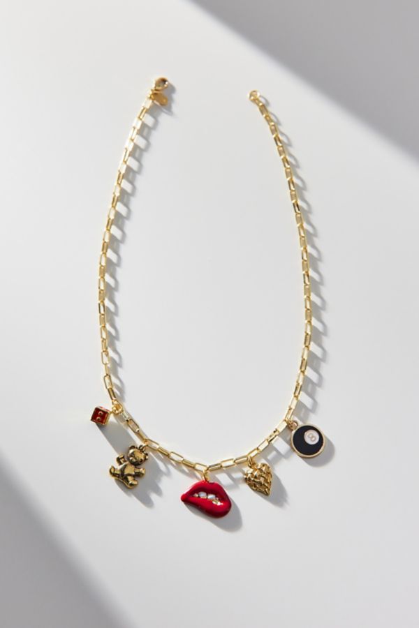 Slide View: 3: Brooklyn Charm UO Exclusive Vegas Charm Necklace