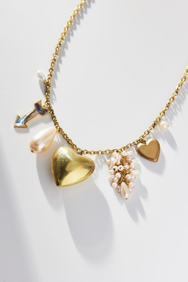 Slide View: 2: Brooklyn Charm UO Exclusive Charleston Charm Necklace