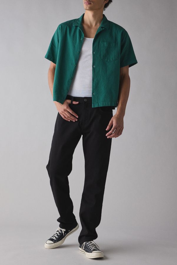 Slide View: 5: Standard Cloth Liam Cropped Seersucker Shirt