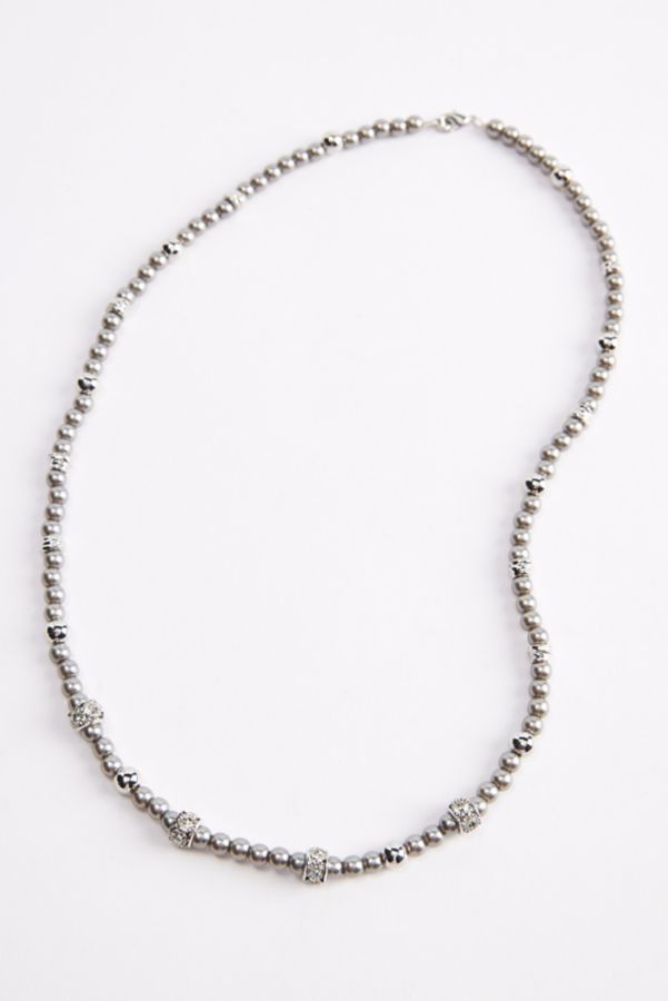 Slide View: 1: Chance Gem & Pearl Beaded Necklace