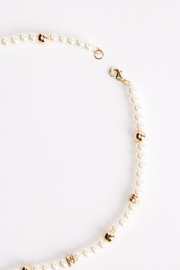 Slide View: 2: Chance Gem & Pearl Beaded Necklace