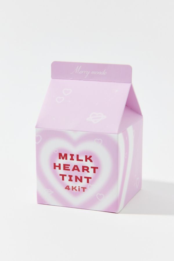 Slide View: 2: Merrymonde Milk Heart Lip & Cheek Tint Set