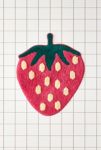 Thumbnail View 2: Strawberry Shape Plush Tufted Bath Mat