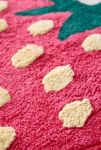 Thumbnail View 3: Strawberry Shape Plush Tufted Bath Mat