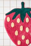 Thumbnail View 4: Strawberry Shape Plush Tufted Bath Mat