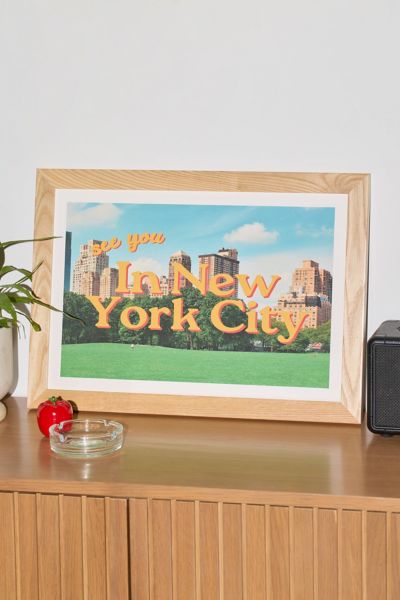 GS Print Shoppe See You In New York Central Park Art Print