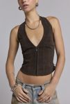 Thumbnail View 1: Silence + Noise Addison Faux Leather Vest Top