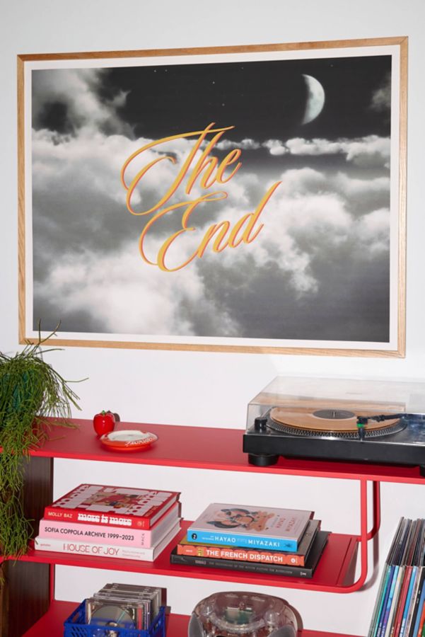 Slide View: 1: GS Print Shoppe THE END Retro MOVIE Art Print