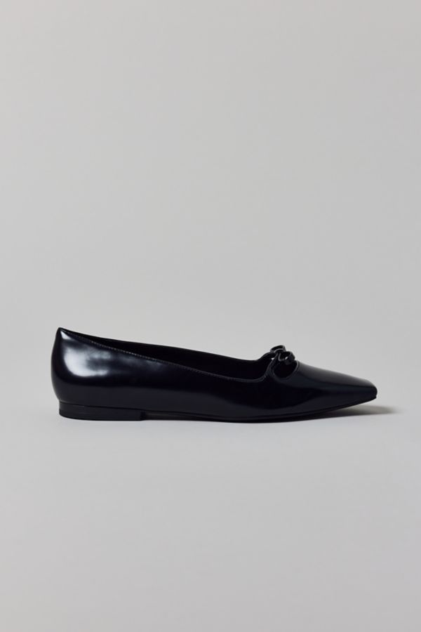 Slide View: 3: Charles & Keith Bow Square Toe Ballet Flat