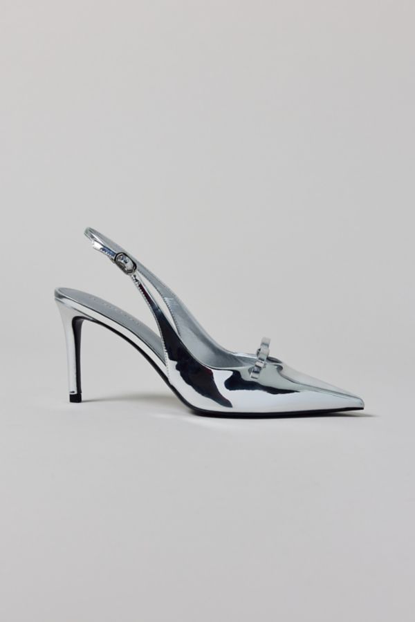 Slide View: 2: Charles & Keith Bow Pointed Toe Slingback Heel