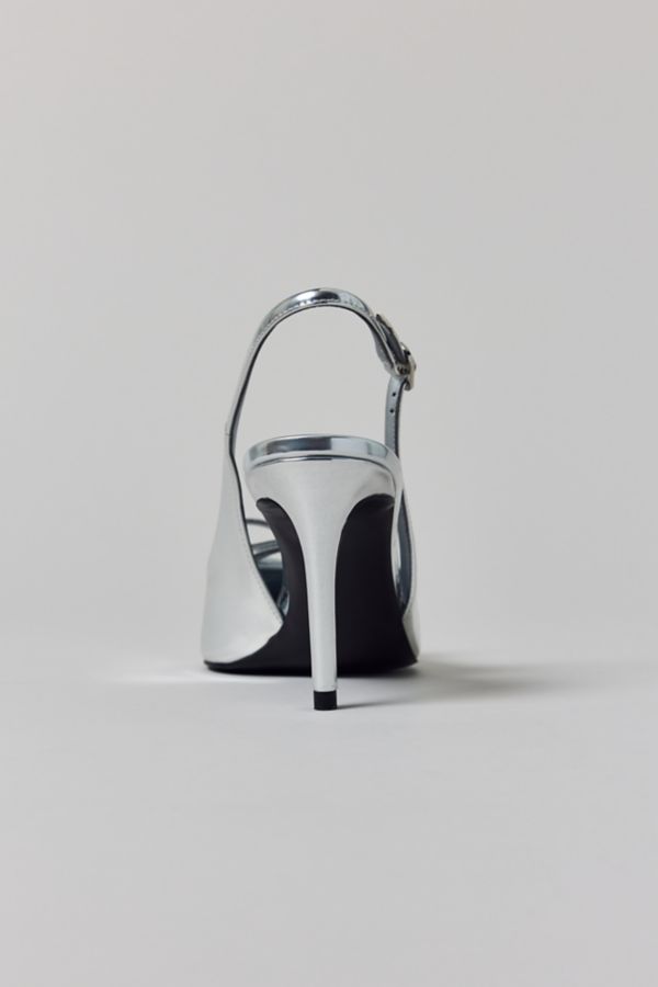 Slide View: 4: Charles & Keith Bow Pointed Toe Slingback Heel