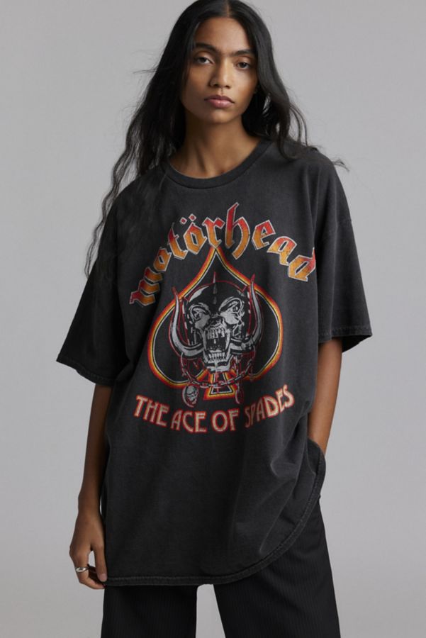 Slide View: 4: Motorhead The Ace Of Spades Graphic Oversized Tee