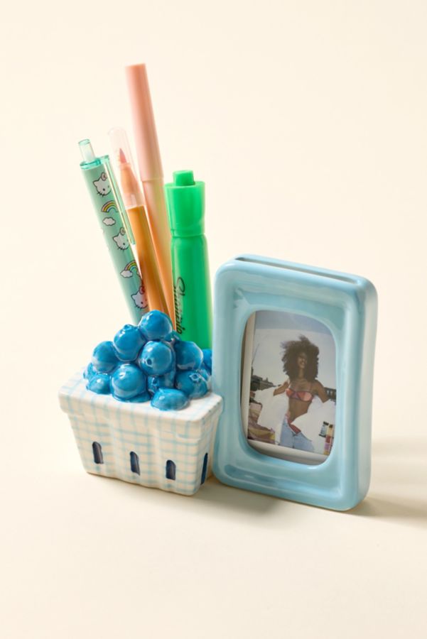 Slide View: 3: Blueberry INSTAX MINI Picture Frame Vase