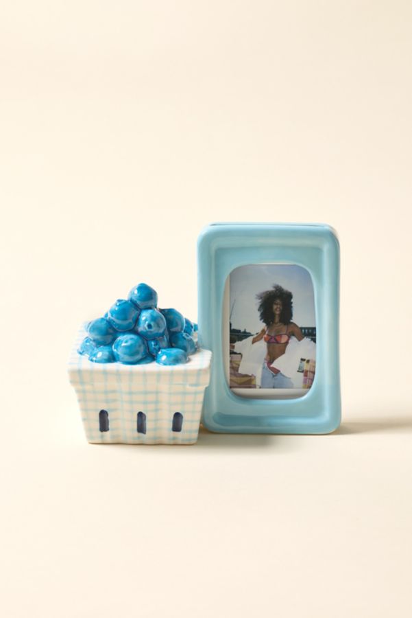 Slide View: 1: Blueberry INSTAX MINI Picture Frame Vase