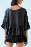 Thumbnail View 3: UO Brooke Ruffle Babydoll Blouse