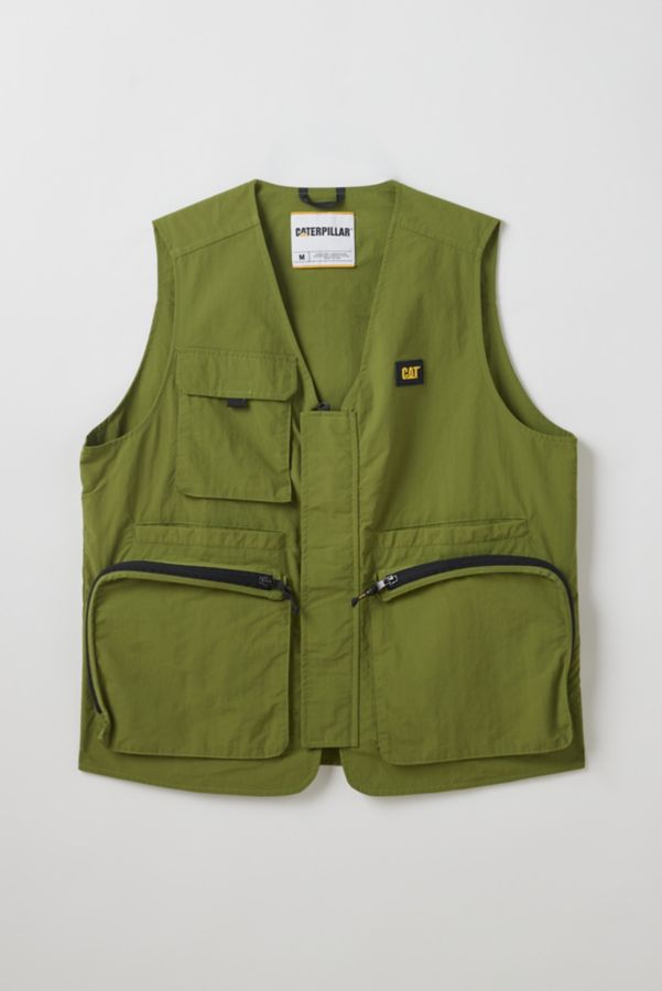 Slide View: 2: CAT Nylon Utility Vest