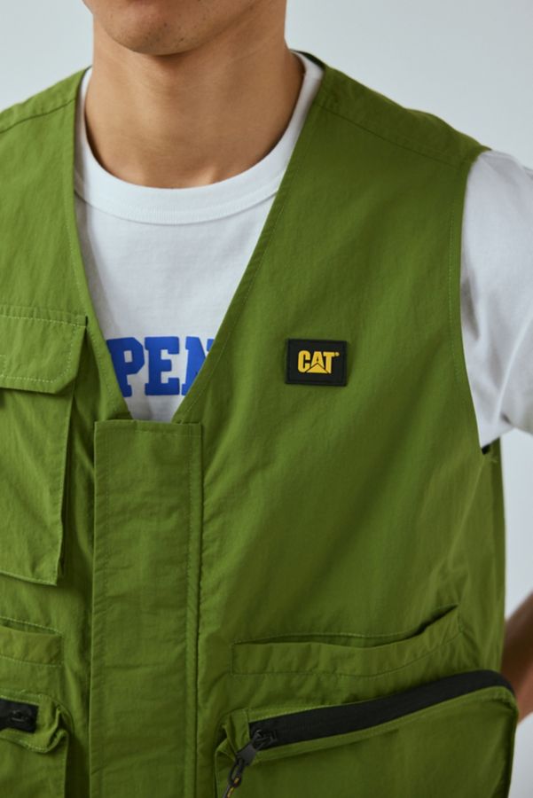 Slide View: 5: CAT Nylon Utility Vest