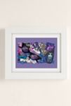 Thumbnail View 2: jennyalamode Trompe L'oeil Purple Y2K Art Print