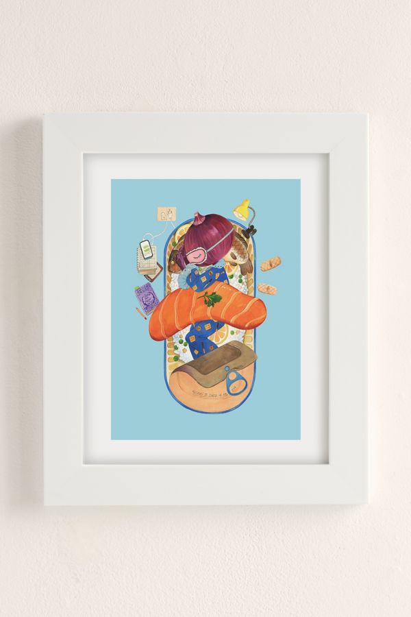 Slide View: 2: Vikki Zhang Miss Onion In Her Bedroom Art Print