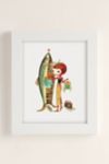 Thumbnail View 2: Vikki Zhang Miss Tomato And Sardine Wardrobe Art Print