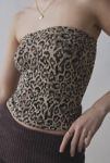 Thumbnail View 2: Out From Under Leopard Print Seamless Knit Tube Top