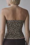 Thumbnail View 4: Out From Under Leopard Print Seamless Knit Tube Top