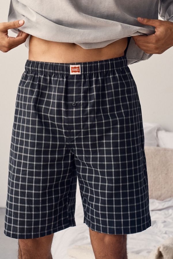 Slide View: 5: Hanes UO Exclusive Woven Boxer Short