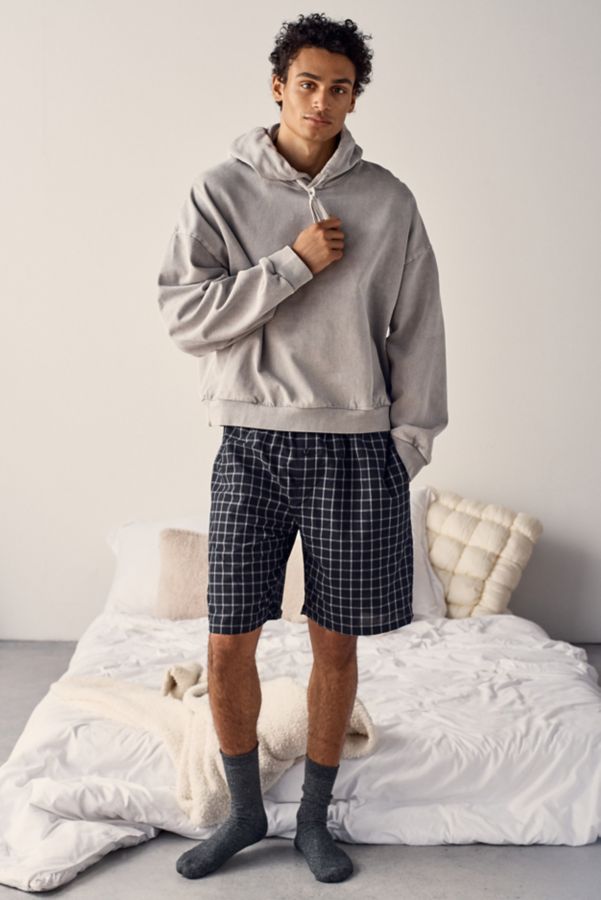 Slide View: 1: Hanes UO Exclusive Woven Boxer Short