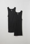 Thumbnail View 2: Hanes UO Exclusive Ribbed Tank Top 2-Pack