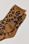 Thumbnail View 3: BAGGU Dark Leopard Crew Sock