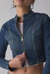 Thumbnail View 2: Abrand Devotion Slip Zip-Front Denim Jacket