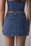 Thumbnail View 4: Abrand 95 Petra Diamond Denim Mini Skirt