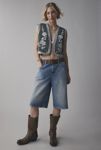 Thumbnail View 3: Kimchi Blue Festival Floral Embroidered Cropped Vest