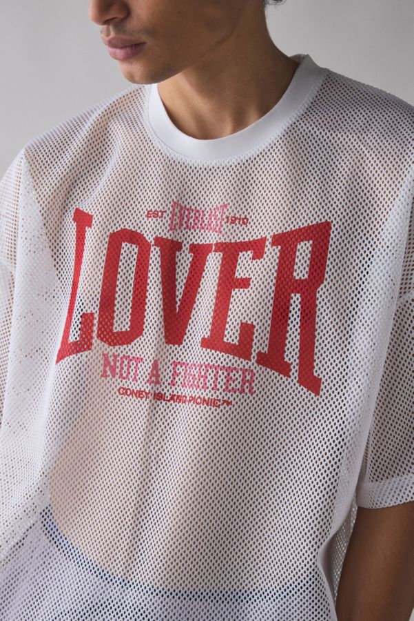 Slide View: 3: Coney Island Picnic X Everlast UO Exclusive Lover Mesh Football Jersey Tee