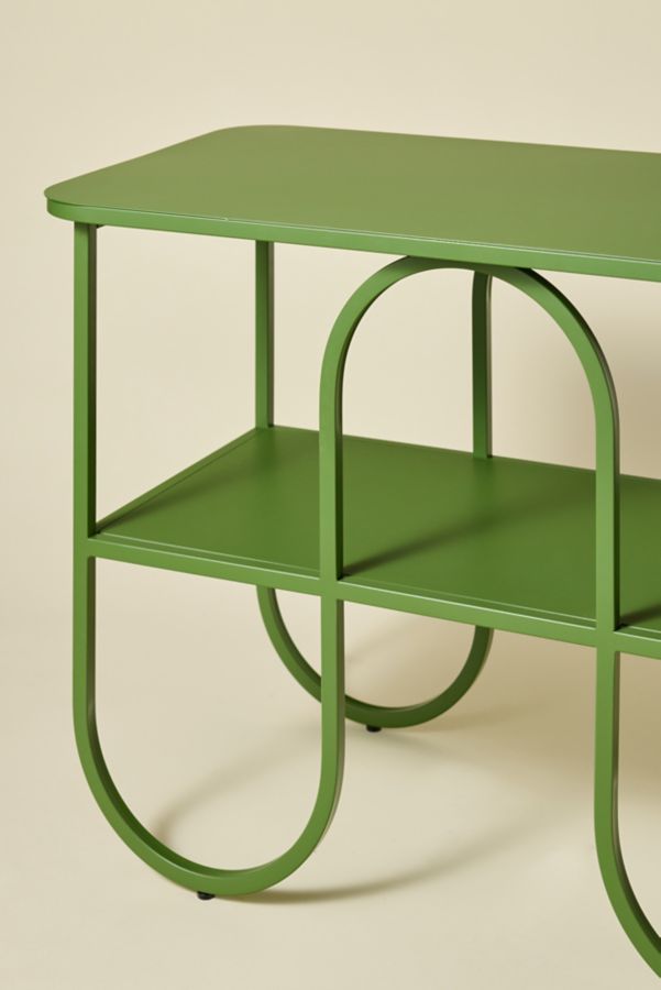 Slide View: 3: Lucie Squiggle Iron Storage Console