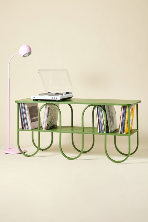 Slide View: 1: Lucie Squiggle Iron Storage Console