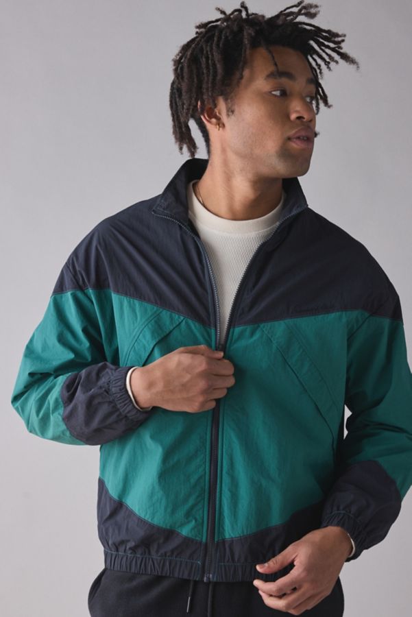 Slide View: 2: Standard Cloth Stadium Nylon Windbreaker Jacket