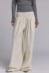 Thumbnail View 4: Kimchi Blue Caroline Smocked Wide Leg Linen-Blend Pant