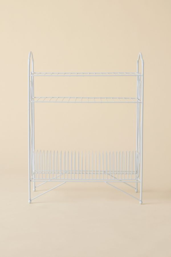 Slide View: 2: Tulip Metal Vinyl Storage Rack