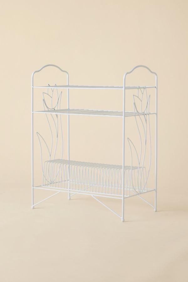 Slide View: 3: Tulip Metal Vinyl Storage Rack