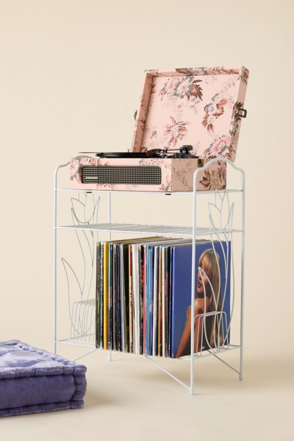 Slide View: 1: Tulip Metal Vinyl Storage Rack