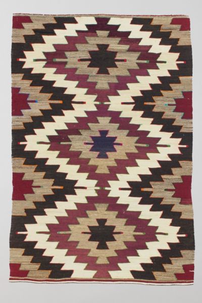 District Loom Turkish Kilim Scatter Rug No. 005