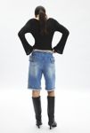 Thumbnail View 4: Le Short en Denim Kript Furio Ceinturé