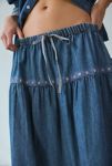 Thumbnail View 4: Kimchi Blue Laina Tiered Prairie Denim Midi Skirt