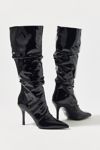 Thumbnail View 2: D' Amelio Footwear Cristean Faux Patent Leather Tall Boot