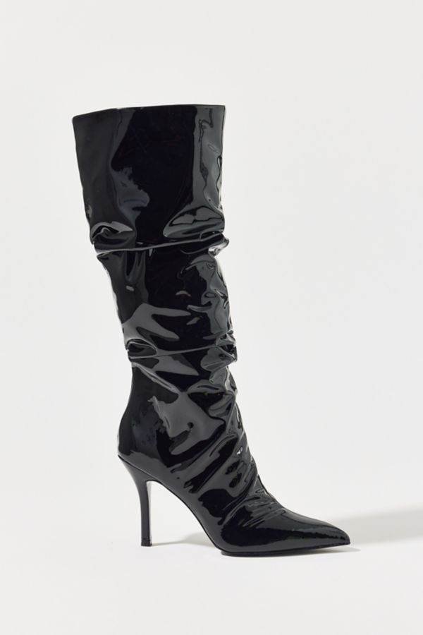 Slide View: 3: D' Amelio Footwear Cristean Faux Patent Leather Tall Boot