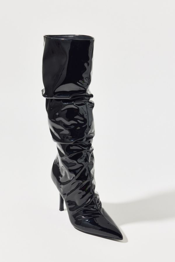 Slide View: 4: D' Amelio Footwear Cristean Faux Patent Leather Tall Boot