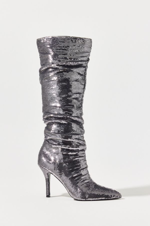 Slide View: 3: D'Amelio Footwear Cristean Sequin Tall Boot